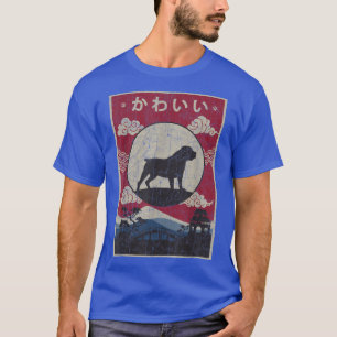 Boerboel Japanese Design Kawaii Mama Vater T-Shirt