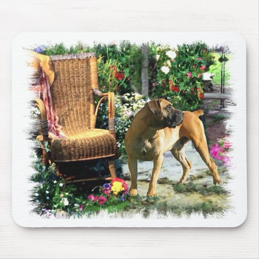 Boerboel Kunstgeschenke Mousepad (Vorne)