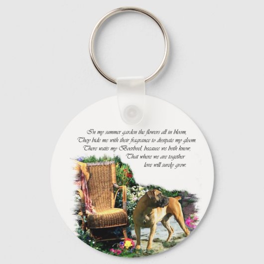 Boerboel Kunstgeschenke Schlüsselanhänger (Vorderseite)