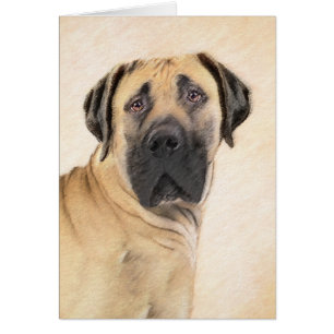 Boerboel-Malerei - Niedliche Original Hunde-Kunst