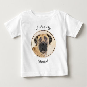 Boerboel-Malerei - Niedliche Original Hunde-Kunst Baby T-shirt