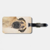 Boerboel-Malerei - Niedliche Original Hunde-Kunst Gepäckanhänger (Rückseite horizontal)