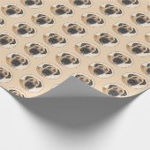 Boerboel-Malerei - Niedliche Original Hunde-Kunst Geschenkpapier (Ecke)