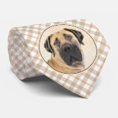 Boerboel-Malerei - Niedliche Original Hunde-Kunst Krawatte (Gerollt)