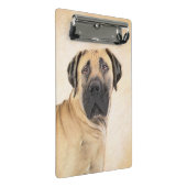 Boerboel-Malerei - Niedliche Original Hunde-Kunst Mini Klemmbrett (Schrägansicht)