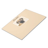 Boerboel-Malerei - Niedliche Original Hunde-Kunst Notizblock (angewinkelt)