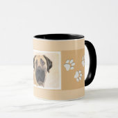 Boerboel-Malerei - Niedliche Original Hunde-Kunst Tasse (VorderseiteRechts)