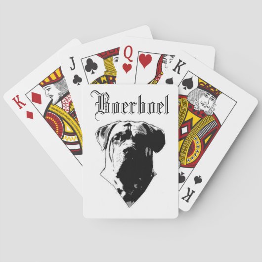 Boerboel Playing Cards Spielkarten (Rückseite)