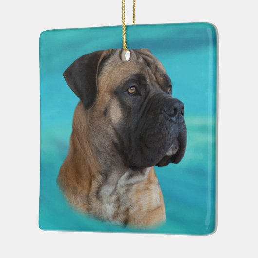 Boerboel - südafrikanischer Mastiff Keramikornament (Links)