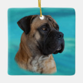 Boerboel - südafrikanischer Mastiff Keramikornament (Vorderseite)