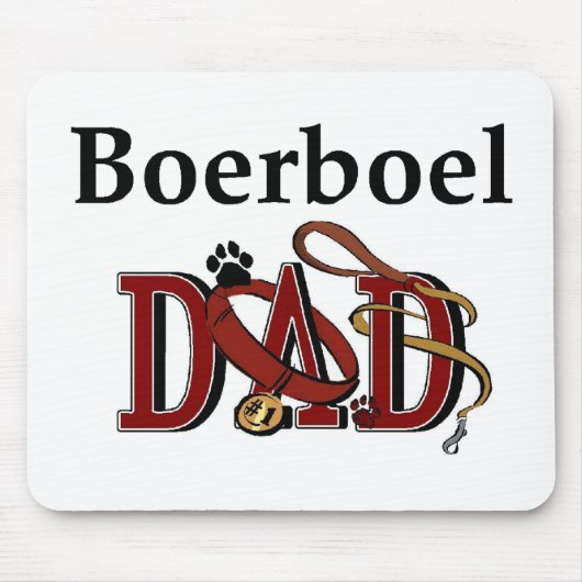 Boerboel Vater-Geschenke Mousepad (Vorne)