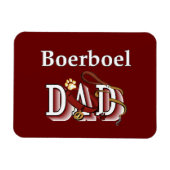 Boerboel-Vater Magnet (Horizontal)