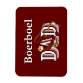 Boerboel-Vater Magnet (Vertikal)