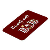 Boerboel-Vater Magnet (Linke Seite)