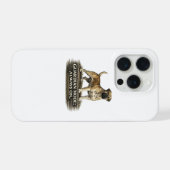 Boerboel – Wachmodus immer aktiviert iPhone Hülle (Rückseite (Horizontal))