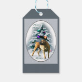 Boerboel Weihnachtsgeschenke Tags Geschenkanhänger (Rückseite)