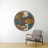 Boerenprotest – Boerin met Trots en Kracht Wandteppich (Beispiel (Horizontal))