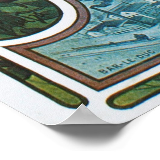 Boeres de la Meuse Art Nouveau Poster (Ecke)