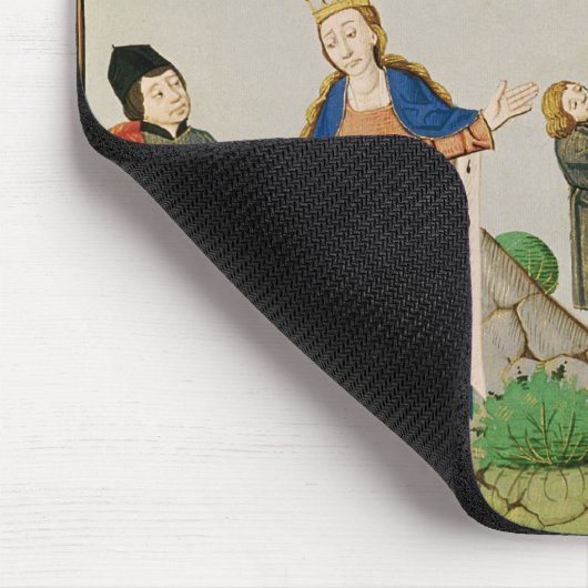 Boethius mit dem Glücksrad Mousepad (Ecke)