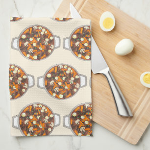 Boeuf Bourguignon Beef Burgundy Stew Französisch F Geschirrtuch