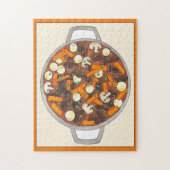 Boeuf Bourguignon Beef Stew Dinner Party Potluck Puzzle (Vertikal)