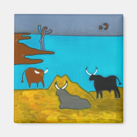 Boeufs d'Italie Magnet (Vorne)