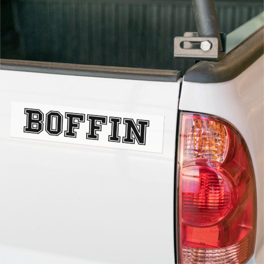 BOFFIN AUTOAUFKLEBER (Auf Lkw)