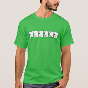 Boffin Egghead Periodensystem Abschluss T-Shirt