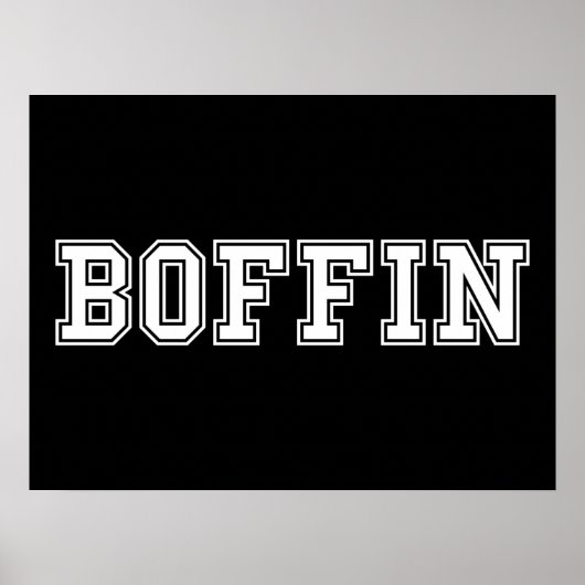 BOFFIN POSTER (Vorne)