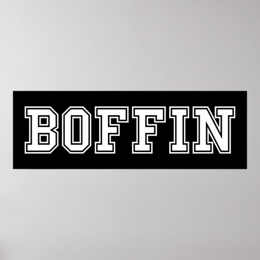 BOFFIN POSTER (Vorne)