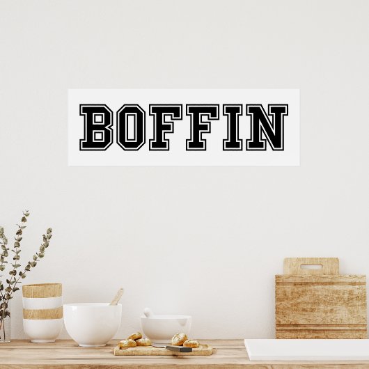 BOFFIN POSTER (Küche)