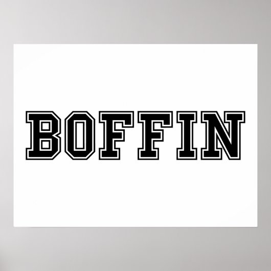 BOFFIN POSTER (Vorne)