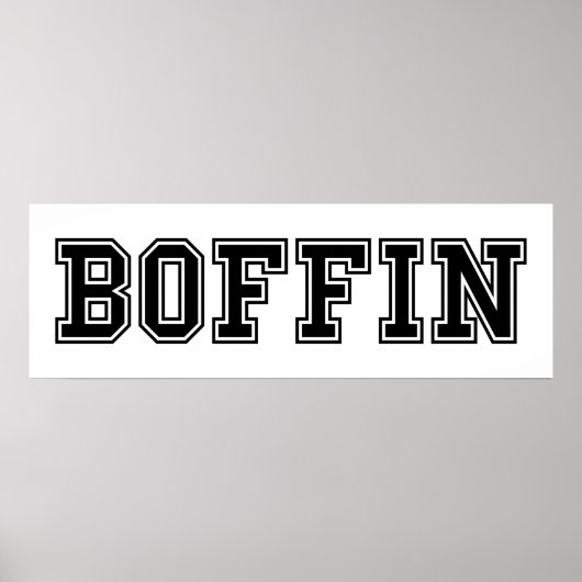 BOFFIN POSTER (Vorne)