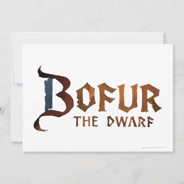 Bofur Name (Vorderseite)