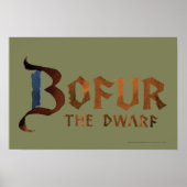 Bofur Name Poster (Vorne)