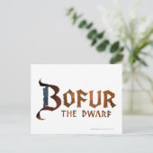 Bofur Name Postkarte (Stehend Vorderseite)