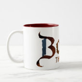 Bofur Name Zweifarbige Tasse (Links)