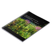 Bog Garden mit 1 Korinthen 3:7 Notizblock (Linke Seite)