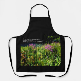 Bog Garden mit 1 Korinthen 3:7 Schürze