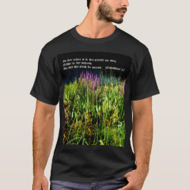 Bog Garden mit 1 Korinthen 3:7 T-Shirt