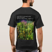 Bog Garden mit 1 Korinthen 3:7 T-Shirt (Rückseite)