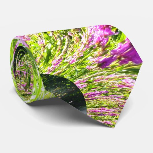 Bog Landscape Fraktal Krawatte (Gerollt)