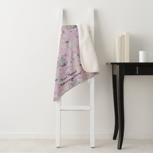 Boganhues Bunny Buddies Drucktuch Sherpadecke (Beispiel)