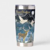 Boganhues Christmas Print Sticker Thermobecher (Rückseite)