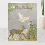 Boganhues Luxury Print Christmas Theme Karte (Rückseite)