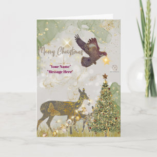 "Boganhues Luxury Print with Reindeer" Karte