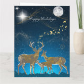 Boganhues Luxus Print Holiday Karte (Rückseite)