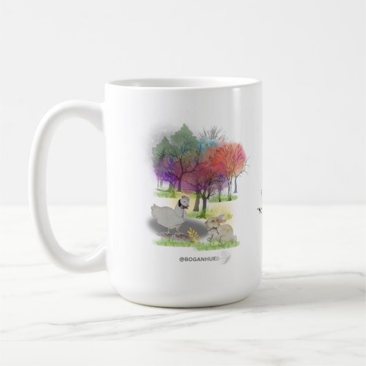Boganhues Pipa & Marlow Druck Kaffeetasse (Links)
