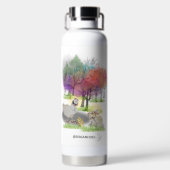 Boganhues Pipa & Marlow Druck Trinkflasche (Rückseite)
