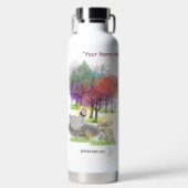 Boganhues Pipa & Marlow Druck Trinkflasche (Vorderseite)